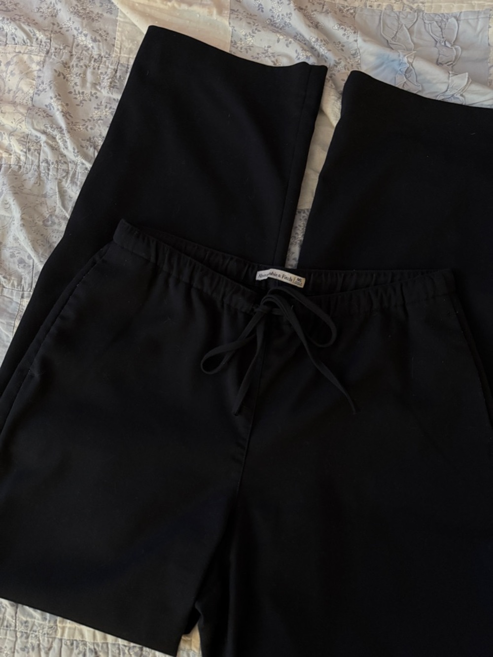 Black Drawstring Pants - Picture 4 of 5